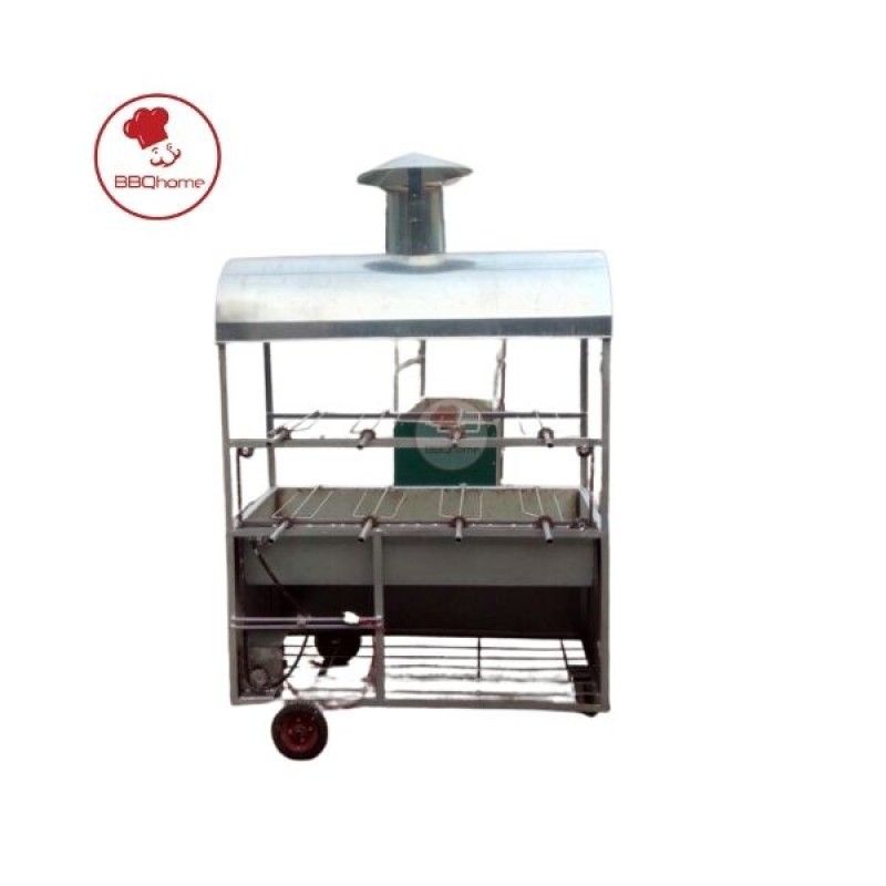 LÒ QUAY VỊT 2 TẦNG 4 CON KẾT HỢP THỊT HUN KHÓI