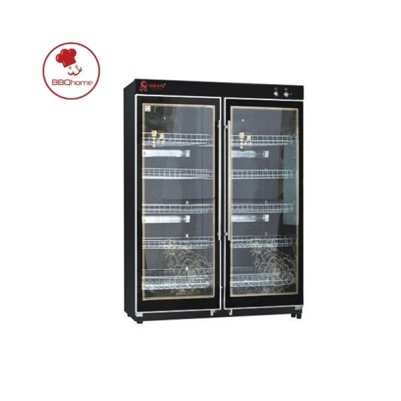 Tủ Sấy Bát 2 Buồng và 2 Cánh Kính