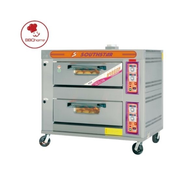 Lò nướng 2 tầng 4 khay Gas